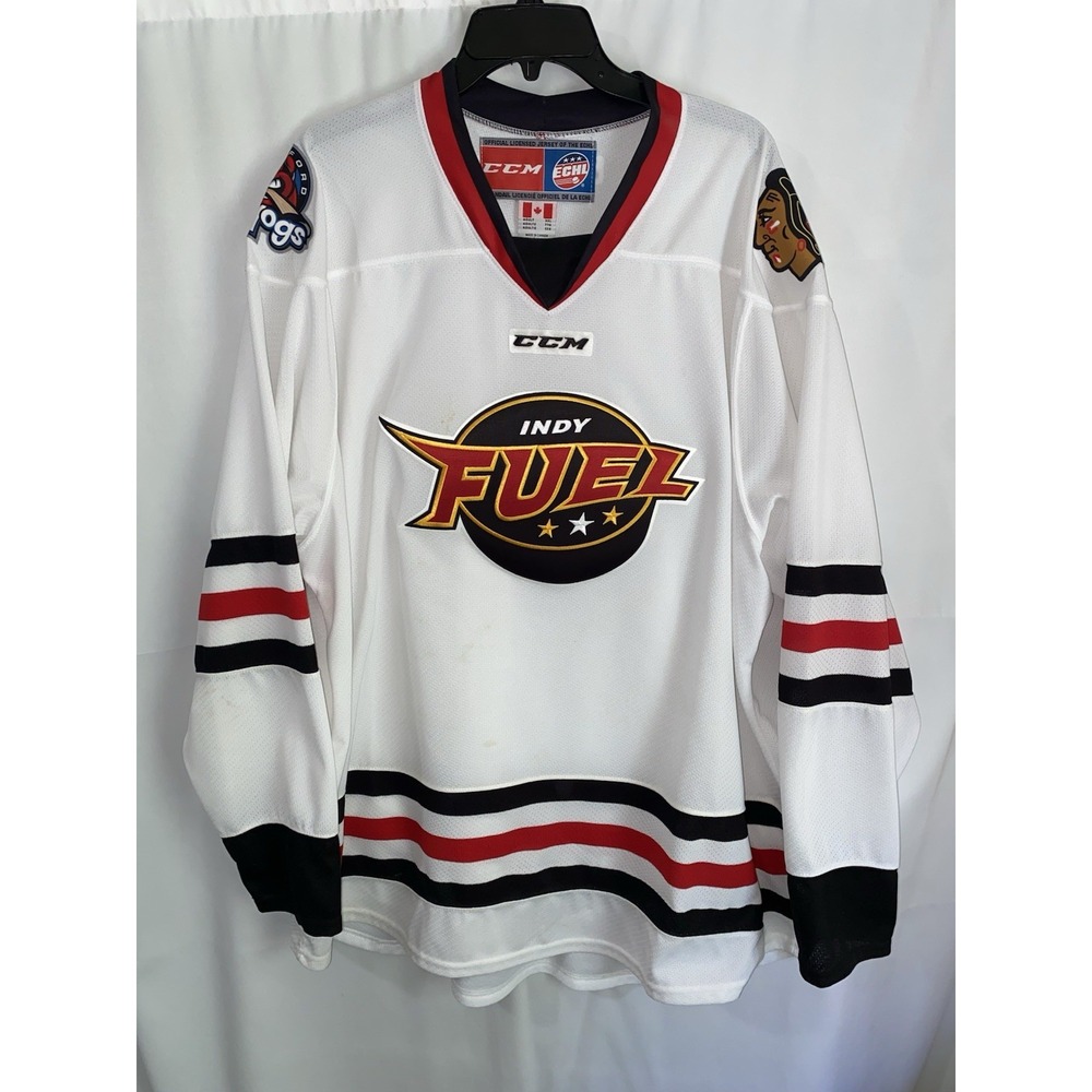 Indy Fuel ECHL CCM Minor League Hockey Jersey XXL